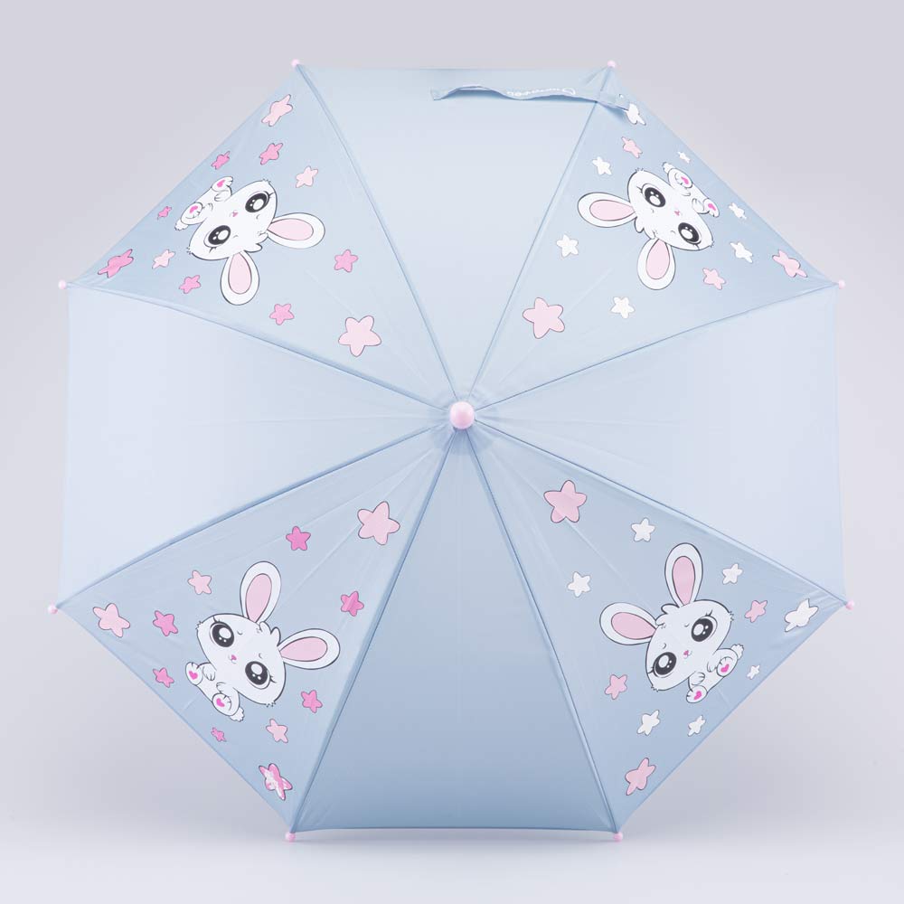 03807208-40 Голубой зонт с гидрохромным принтом Зайчик, все фото 2
