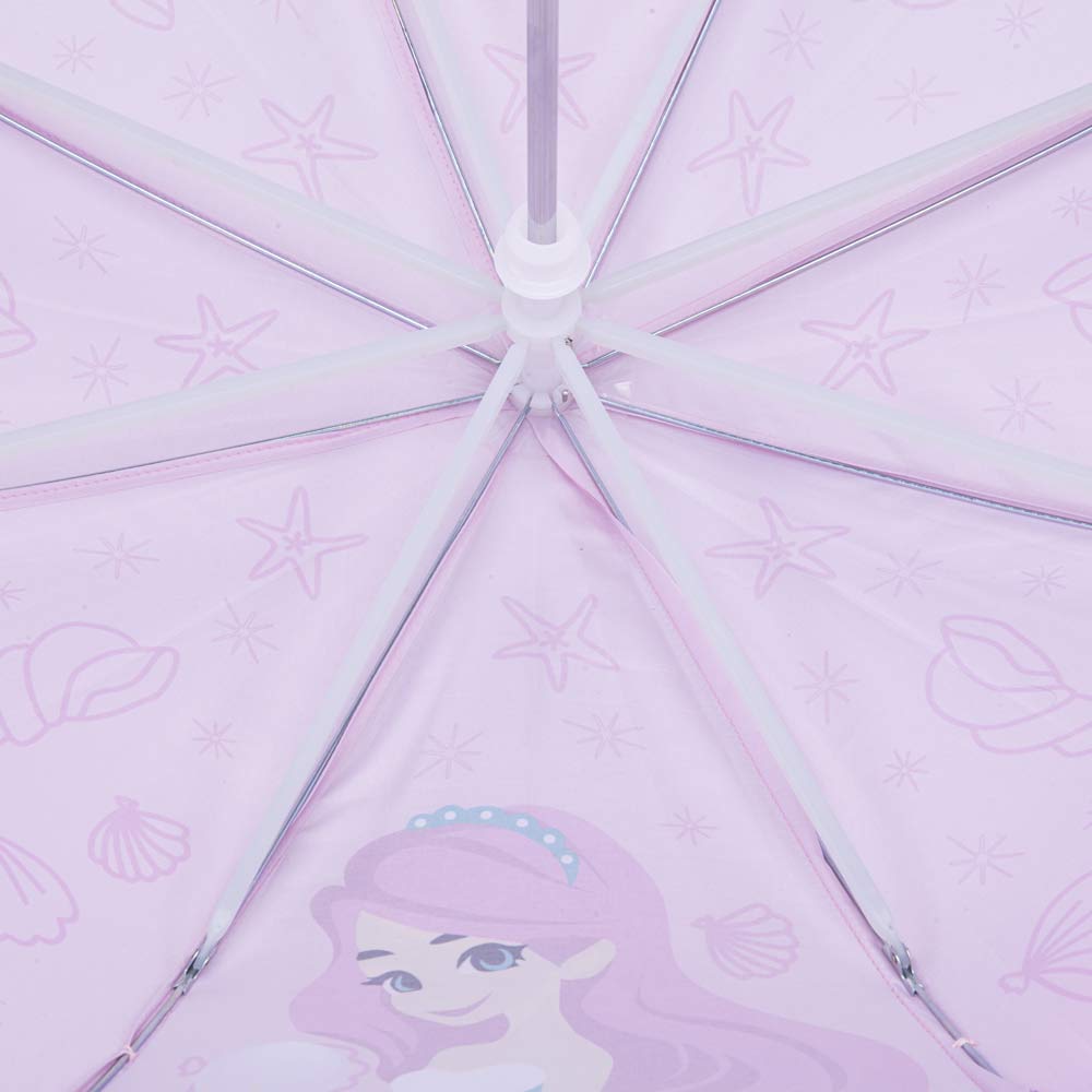 03807209-40 Розовый зонт-трость для детей Русалочка, все фото 3
