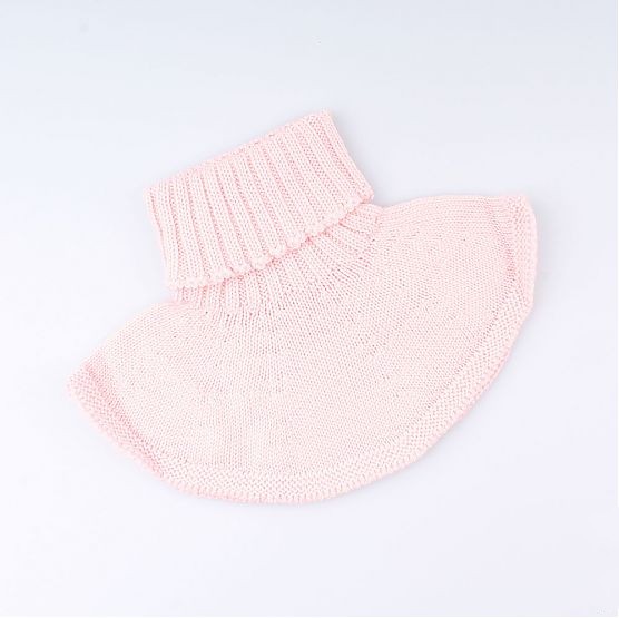 07012087-40 Манишка из 100% шерсти мериноса розовая, все фото 1