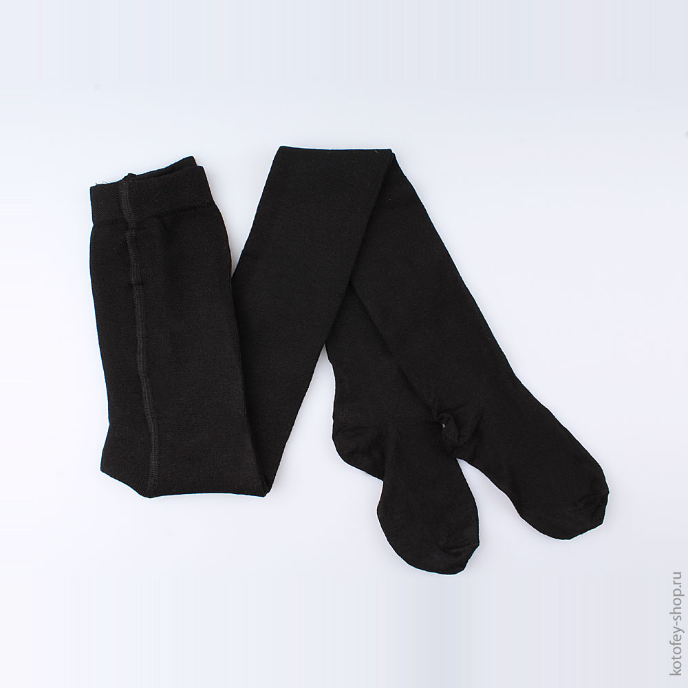 07031148-27 Колготки шерстяные черные, все фото 1