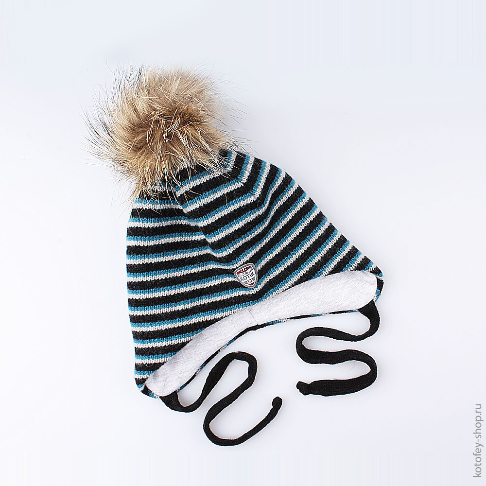 07711090-40 Шапка зимняя 80% шерсти черная, все фото 1