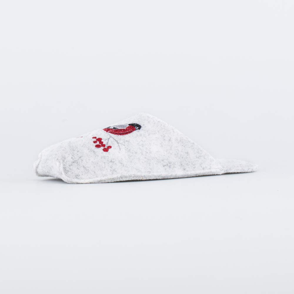 837002-01 Женские войлочные тапочки Снегирь Белый, все фото 1