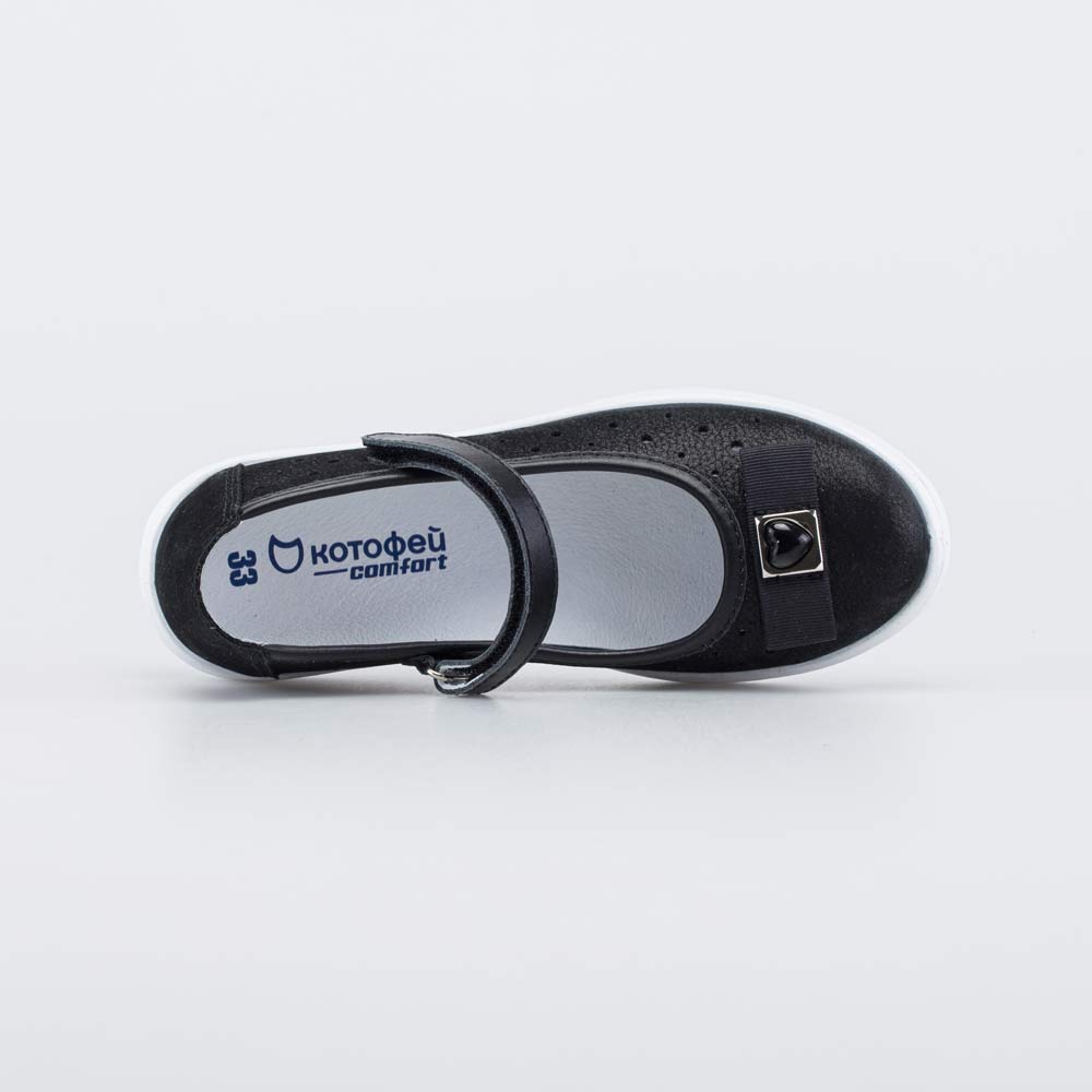 532295-28 Кожаные туфли для девочки Сердечко, все фото 4