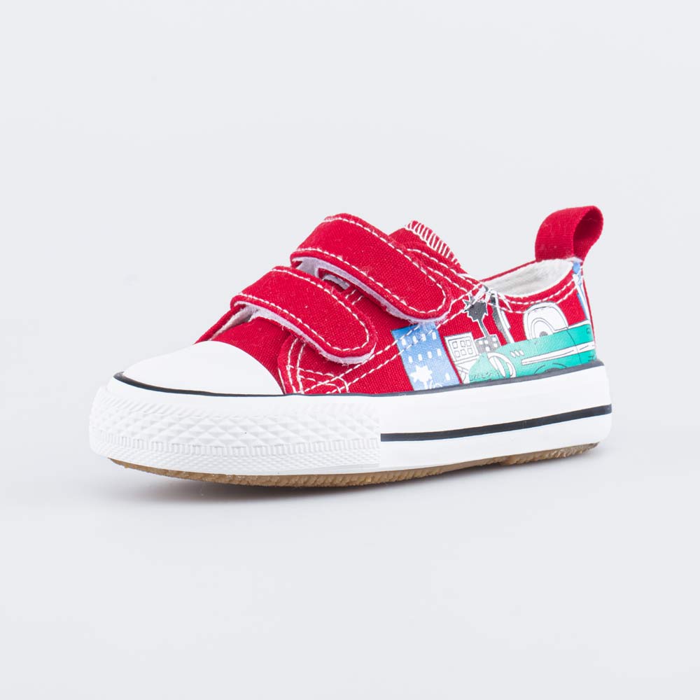 131180-11 Красные кеды из хлопка Город, все фото 1