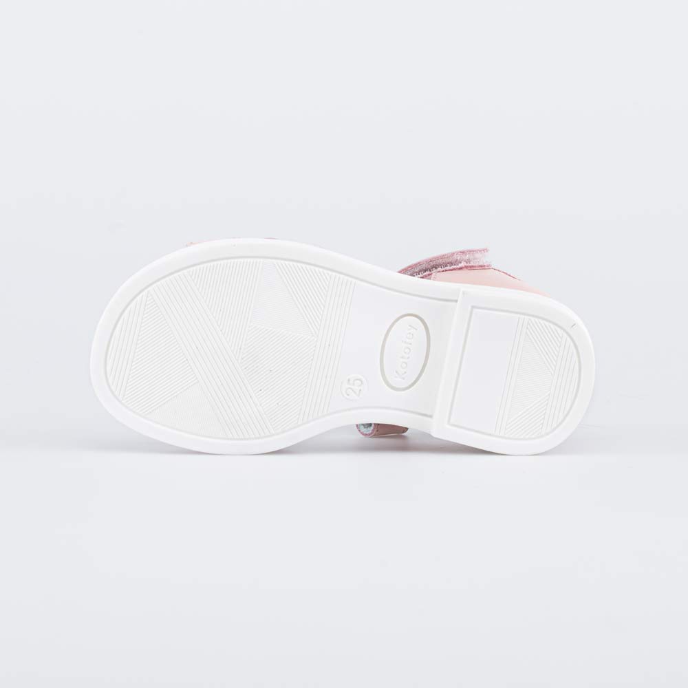 322168-22 Кожаные босоножки для девочки, все фото 3