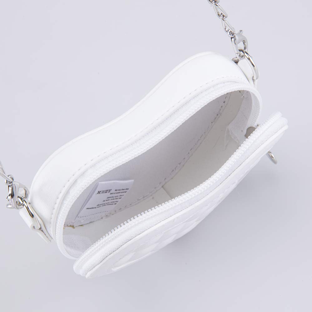 02802349-40 Сумка детская Сердце белый, все фото 4