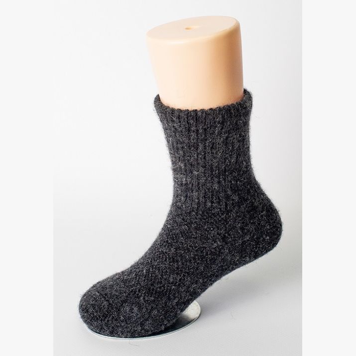 07042286-40 Детские термоноски с пухом темно-серый, все фото 1