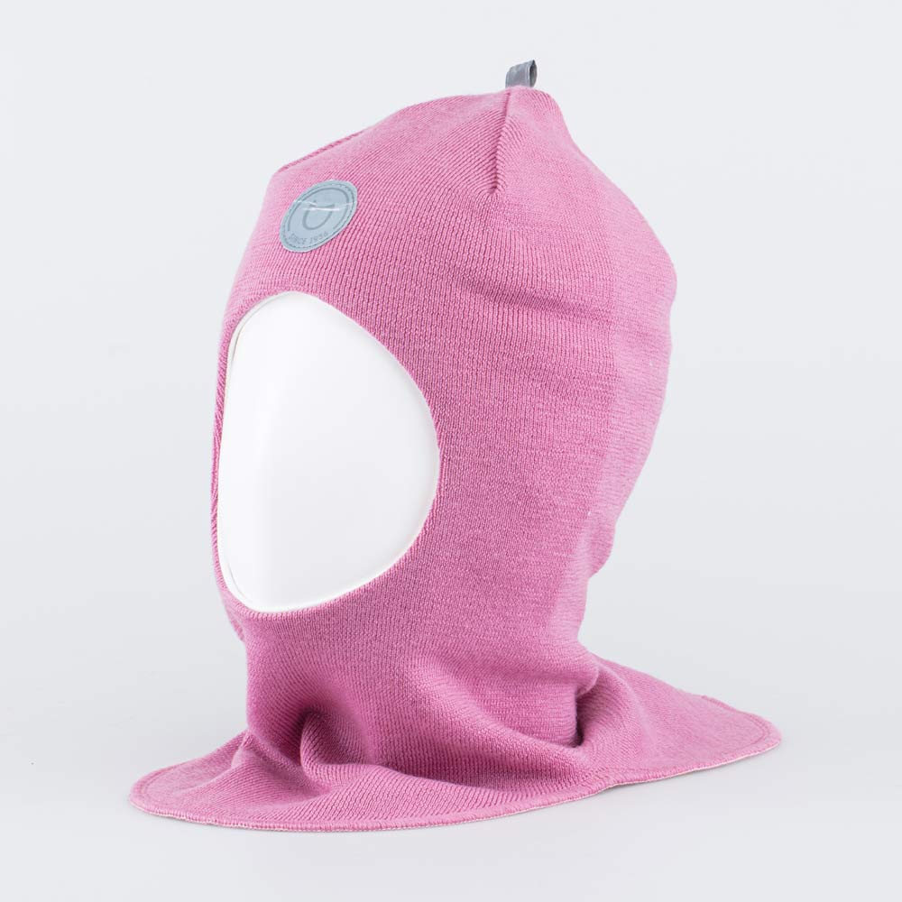 07811377-40 Зимняя шапка-шлем для девочки розовый, все фото 1