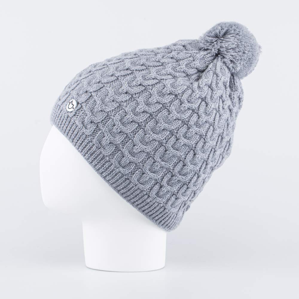 07811410-41 Теплая шапка-бини Серый, все фото 2