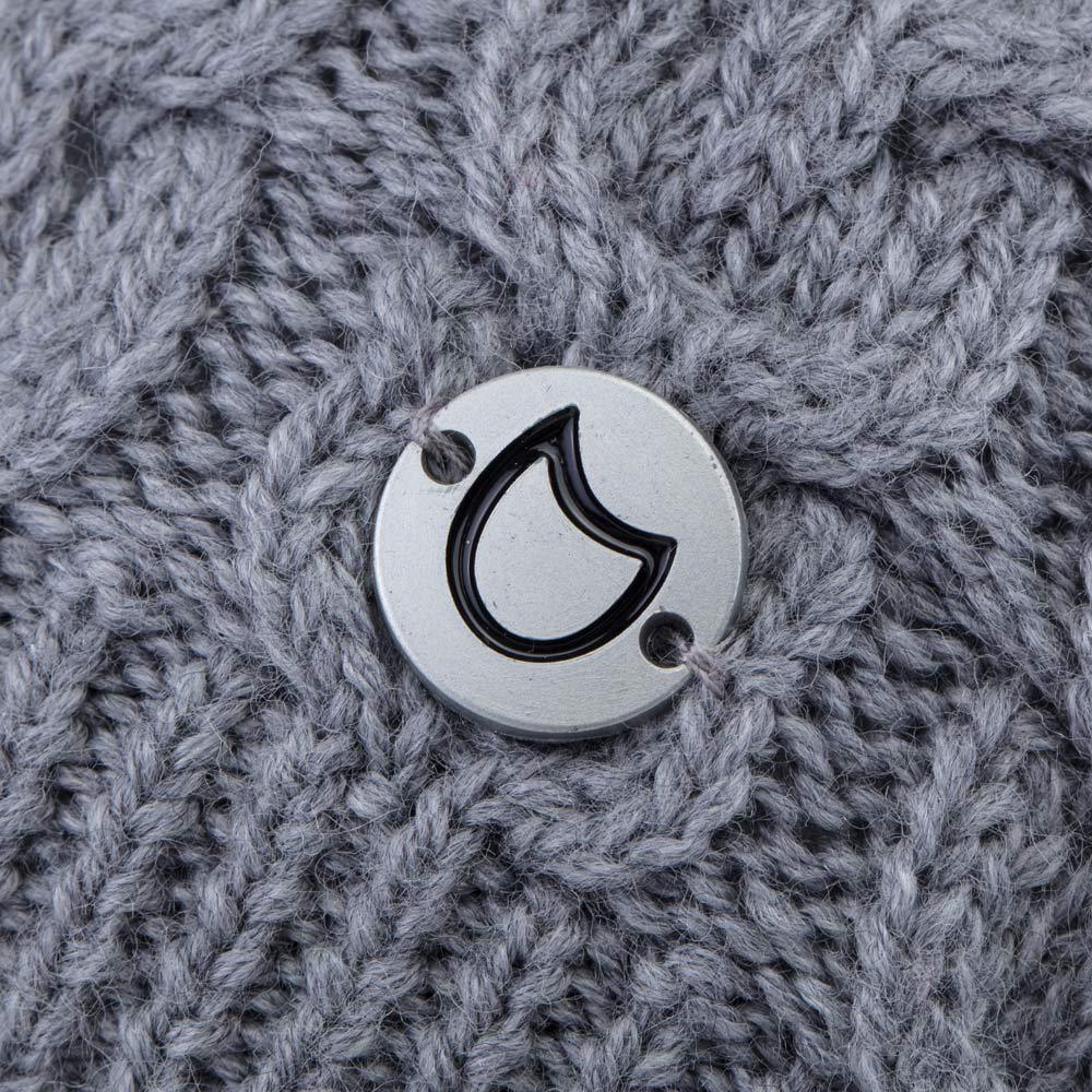 07811410-41 Теплая шапка-бини Серый, все фото 3