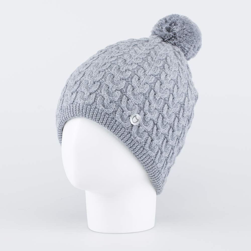 07811410-41 Теплая шапка-бини Серый, все фото 1