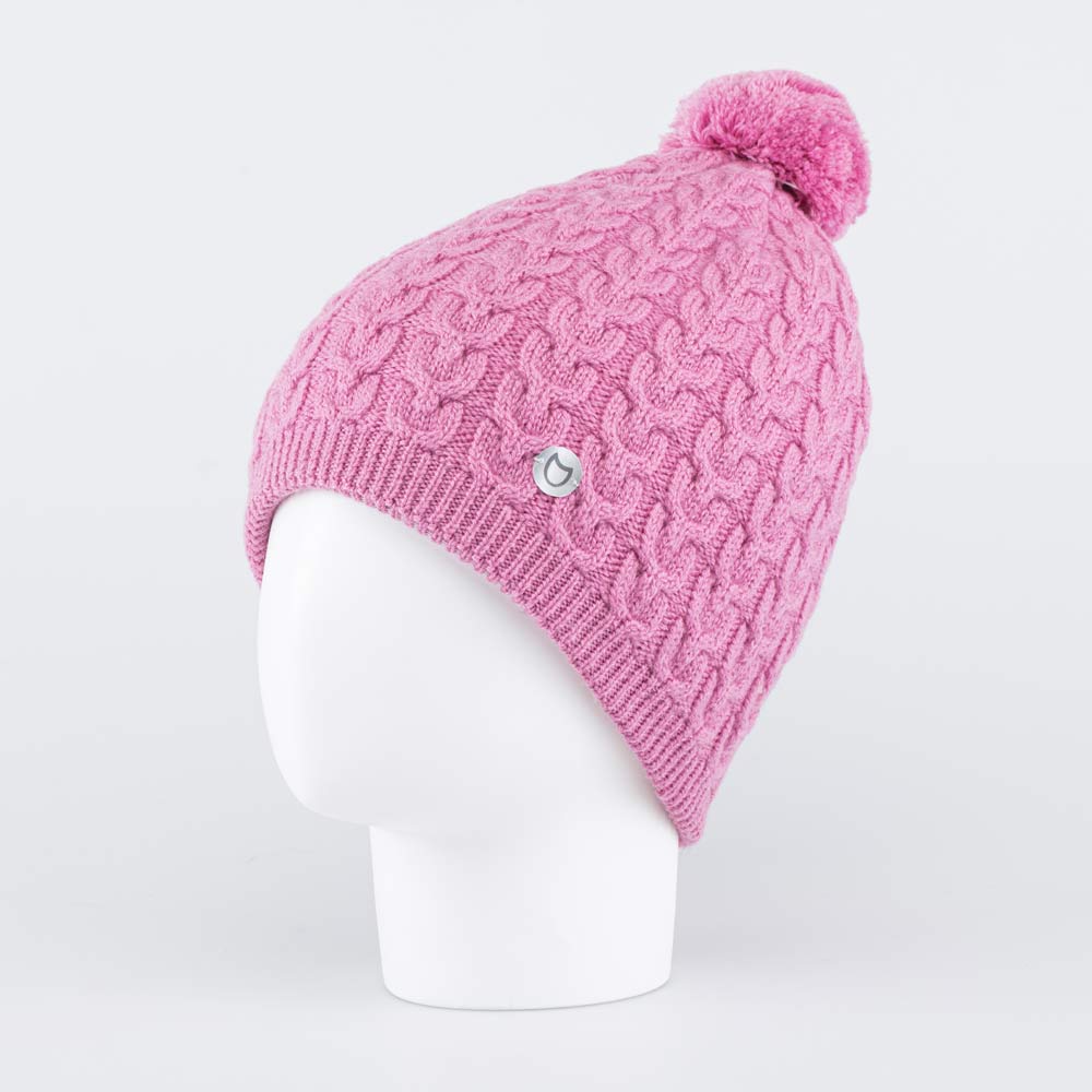 07811410-42 Теплая шапка-бини Розовый, все фото 1