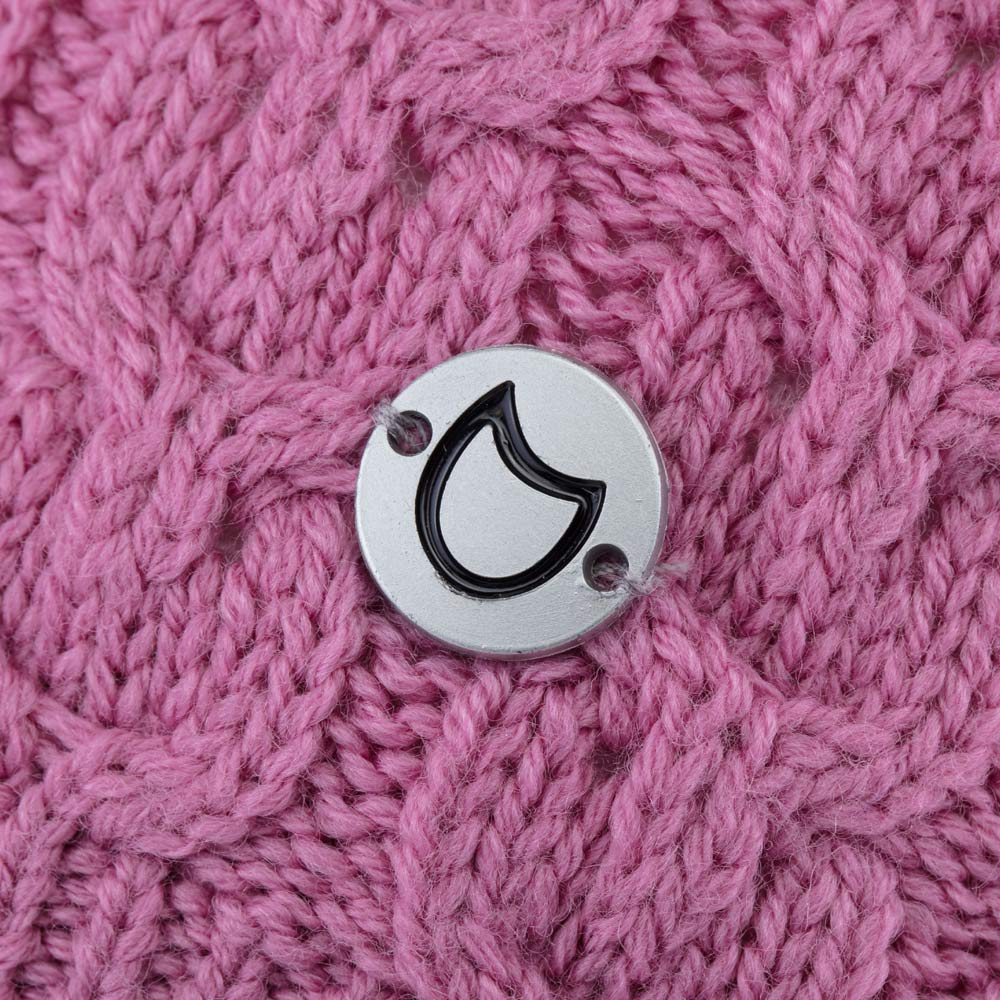 07811410-42 Теплая шапка-бини Розовый, все фото 3