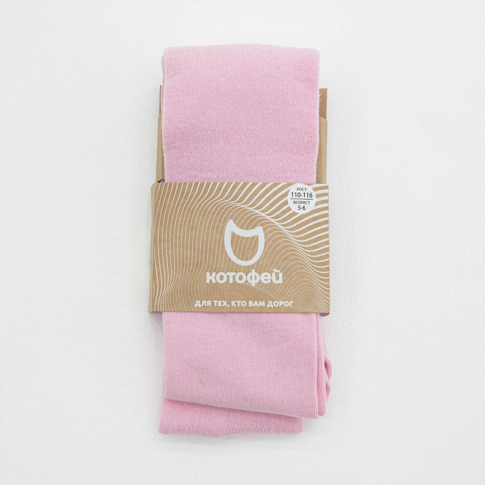 07032814-40 Колготки Котофей с махровым следом Розовый, все фото 1