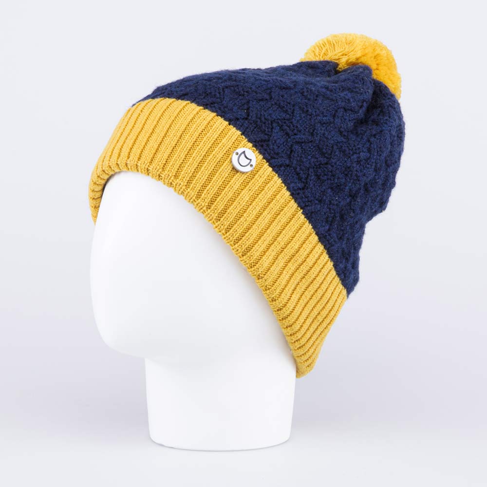 07711397-41 Синяя зимняя шапка для мальчика, все фото 1