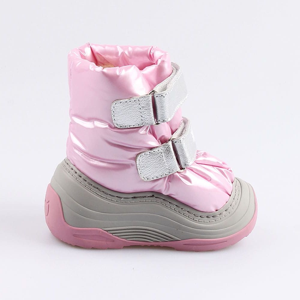 061011-42 Зимние сапожки-дутики розовый, все фото 2