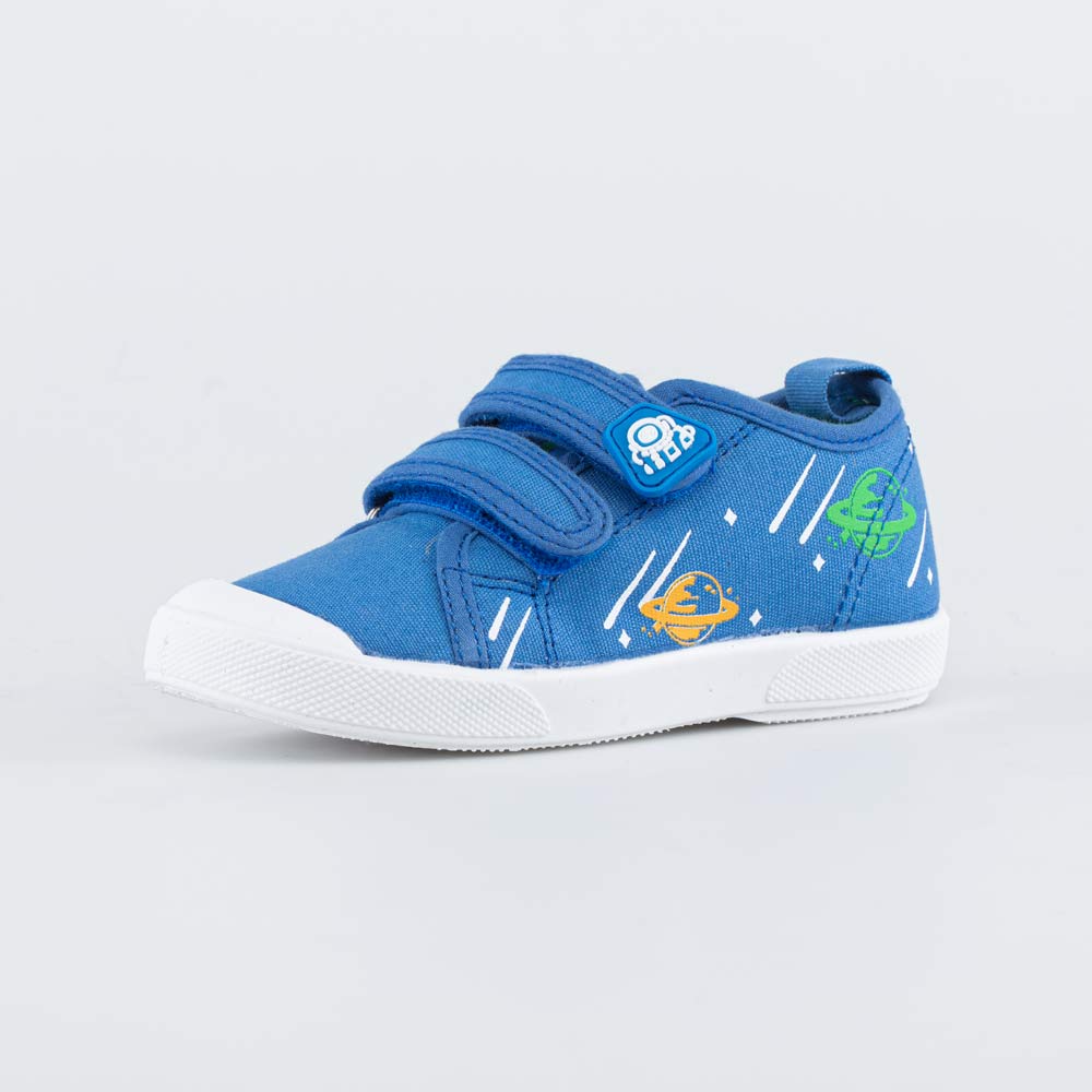 231217-11 Кеды хлопковые на липучках Космос, все фото 1