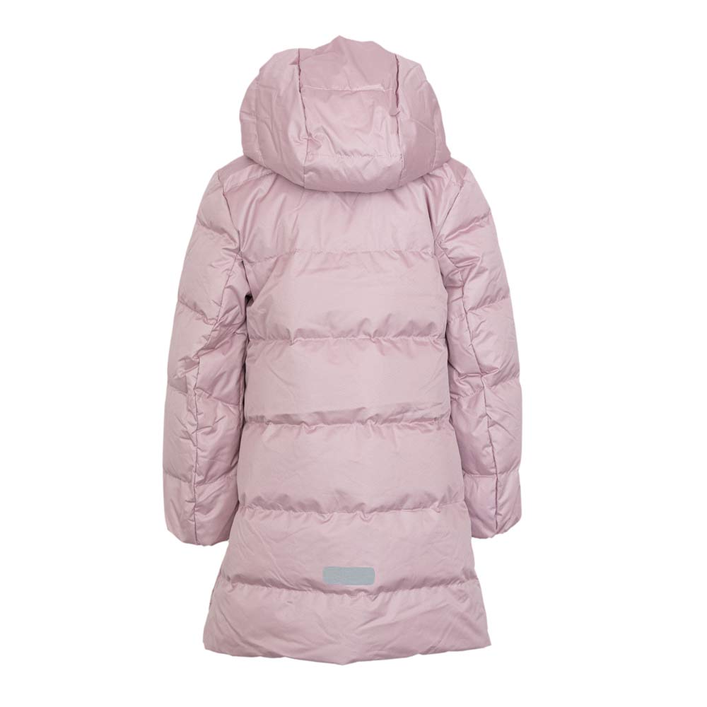 07858011-40 Пальто-пуховик для девочки пудровый, все фото 3