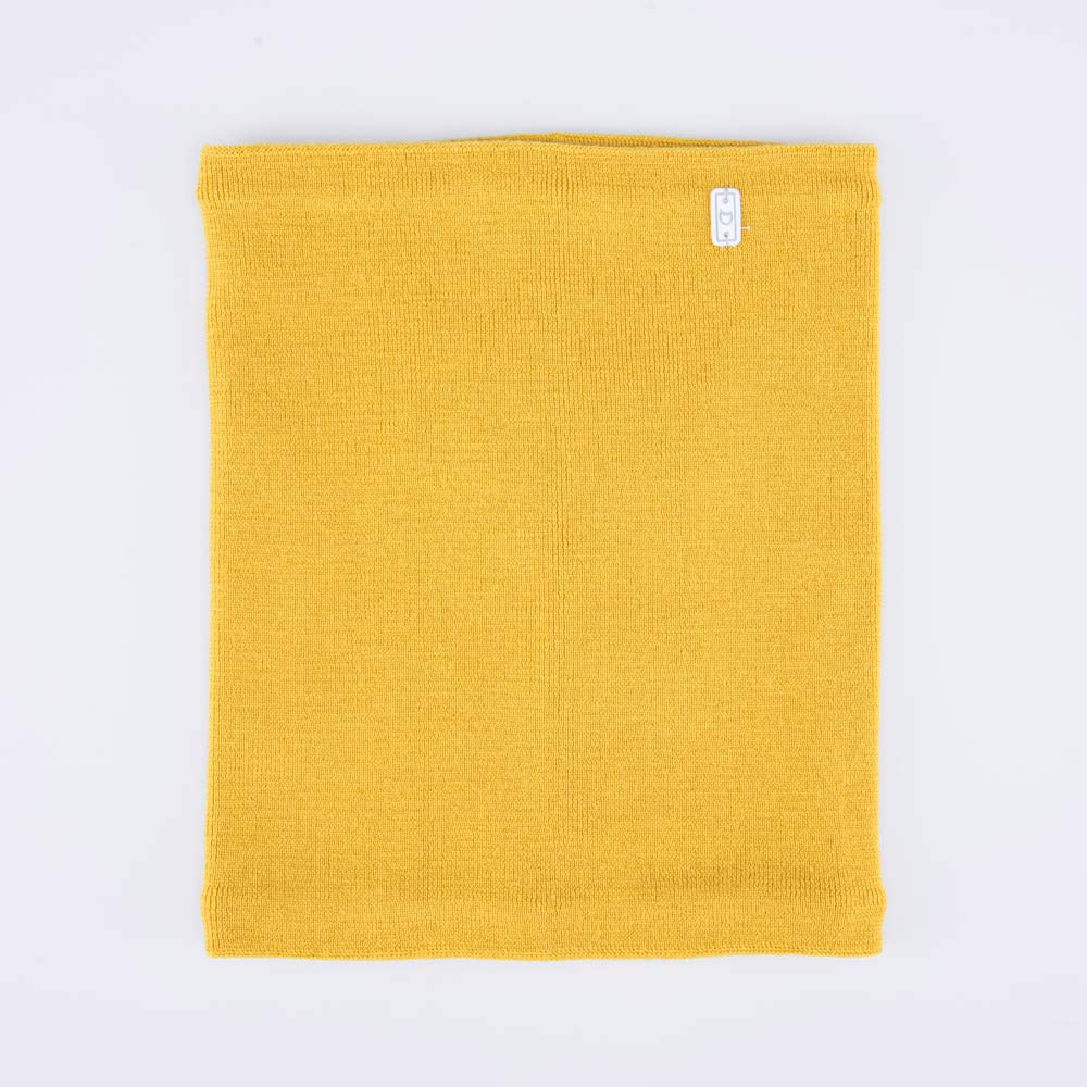 07712120-20 Шерстяной вязаный снуд горчичный, все фото 3