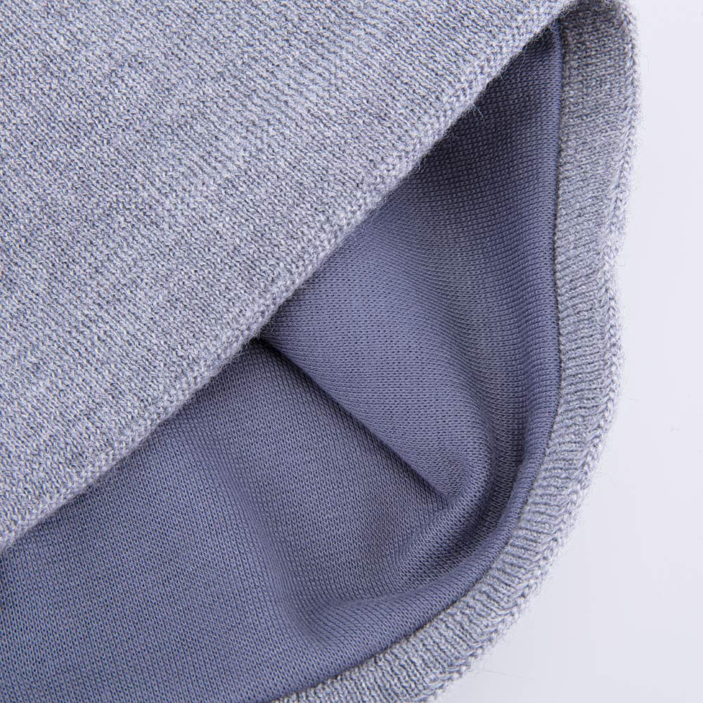 07712126-20 Шерстяной вязаный снуд серый, все фото 4