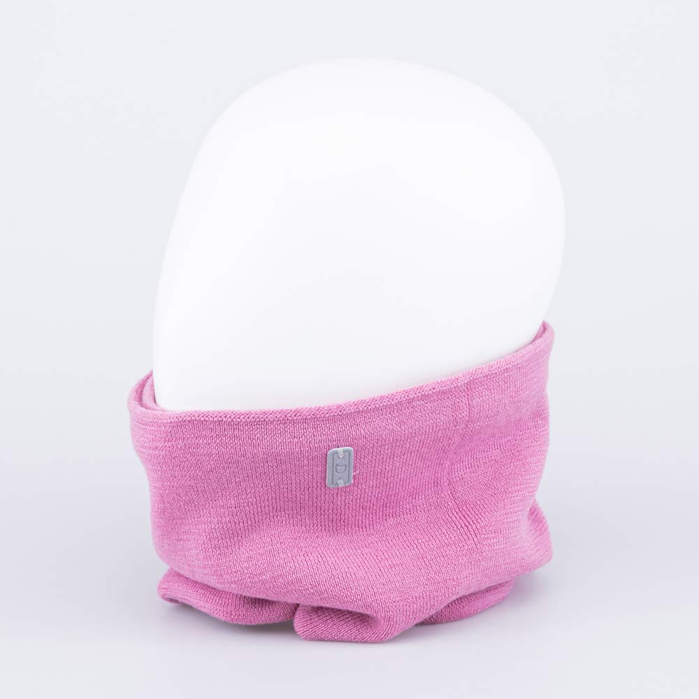 07812113-20 Шерстяной вязаный снуд розовый, все фото 1