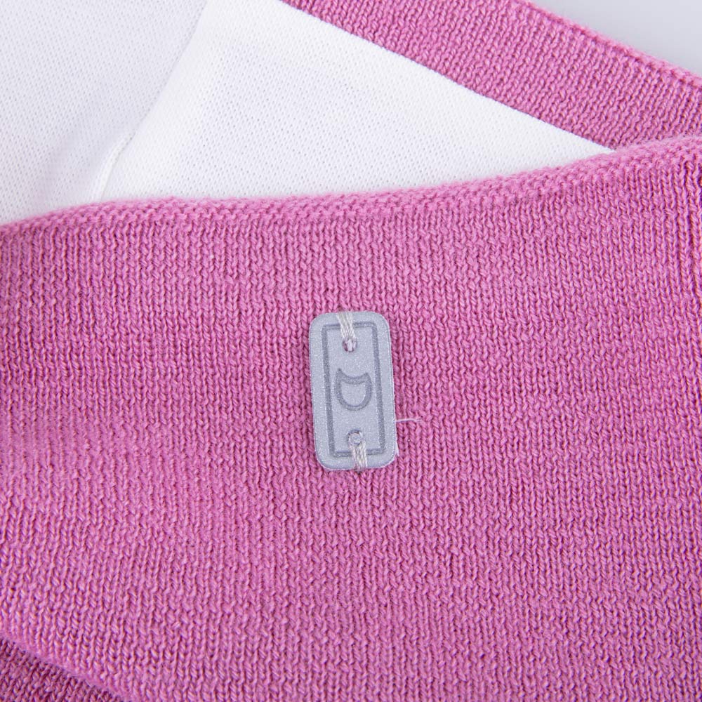 07812113-20 Шерстяной вязаный снуд розовый, все фото 3