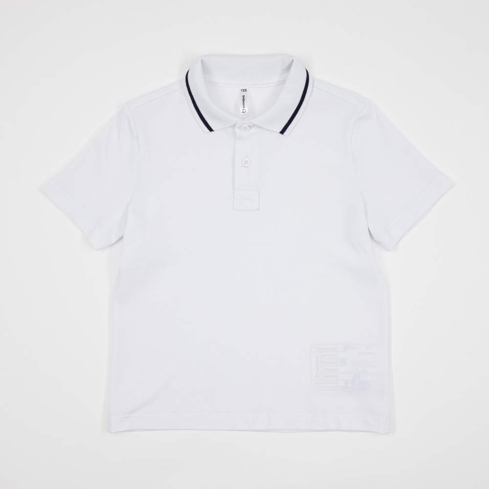 07701007-60 Футболка-поло с коротким рукавом белый, все фото 1