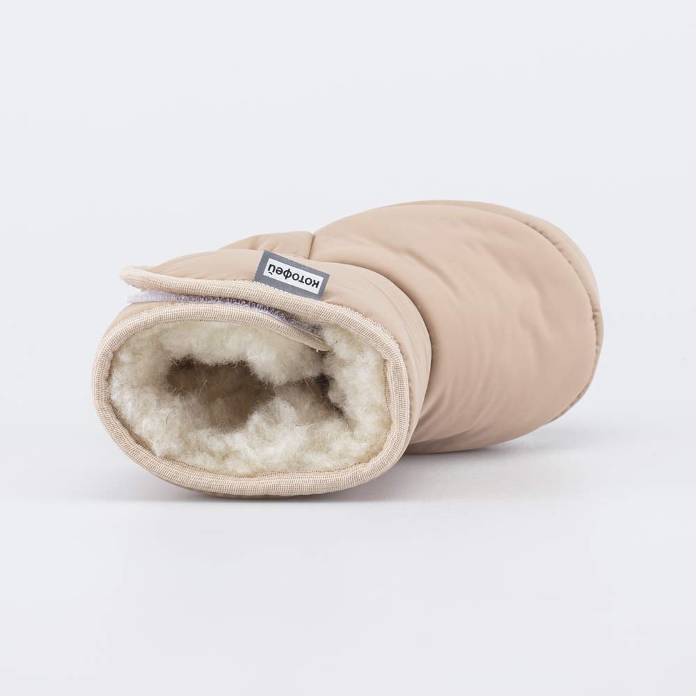 001117-44 Теплые меховые пинетки на липучке	, все фото 4