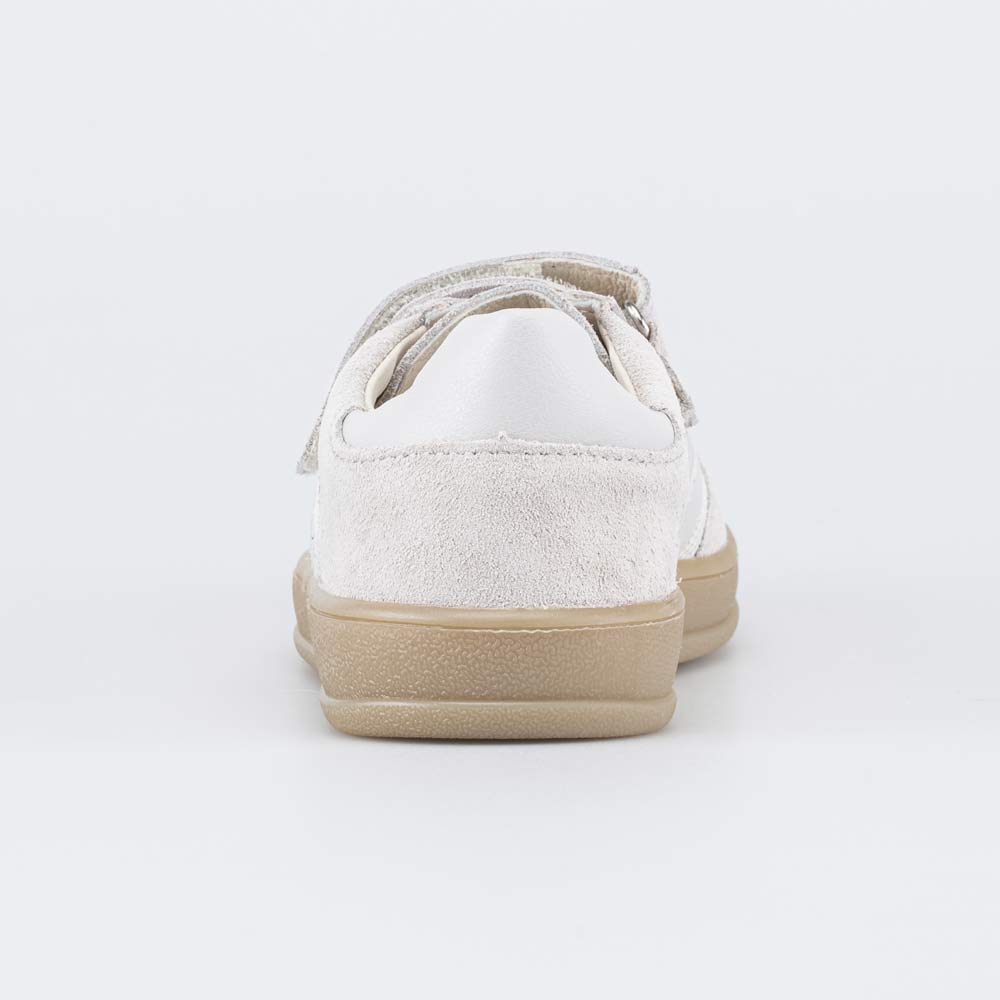 534062-74 Кожаные кеды для девочки Бежевая карамель, все фото 5