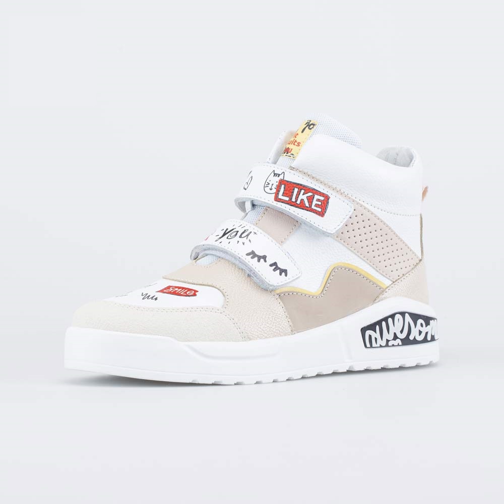 552312-23 Кожаные ботинки на липучках, все фото 1