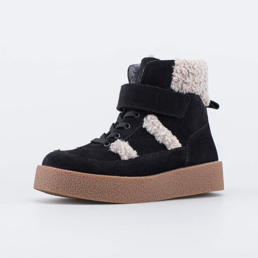 752283-52 Черные зимние ботинки для девочки , все фото 1