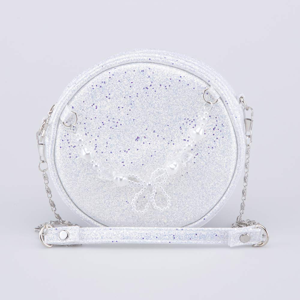 02802331-41 Круглая сумка Блеск жемчужный, все фото 1