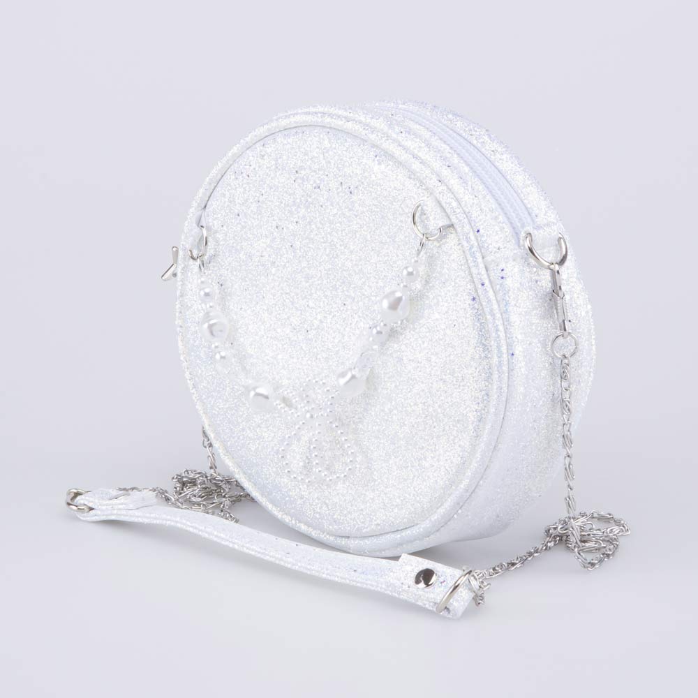 02802331-41 Круглая сумка Блеск жемчужный, все фото 2