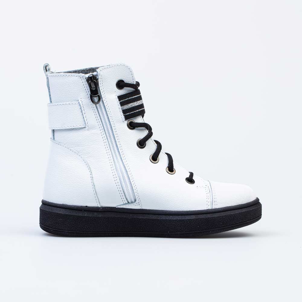 552219-32 Кожаные утепленные ботинки для девочки, все фото 2