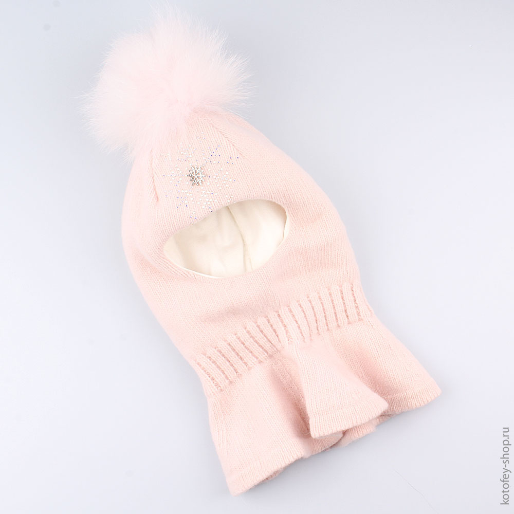 07811097-41 Шлем зимний, 70% шерсти, розовый, все фото 1