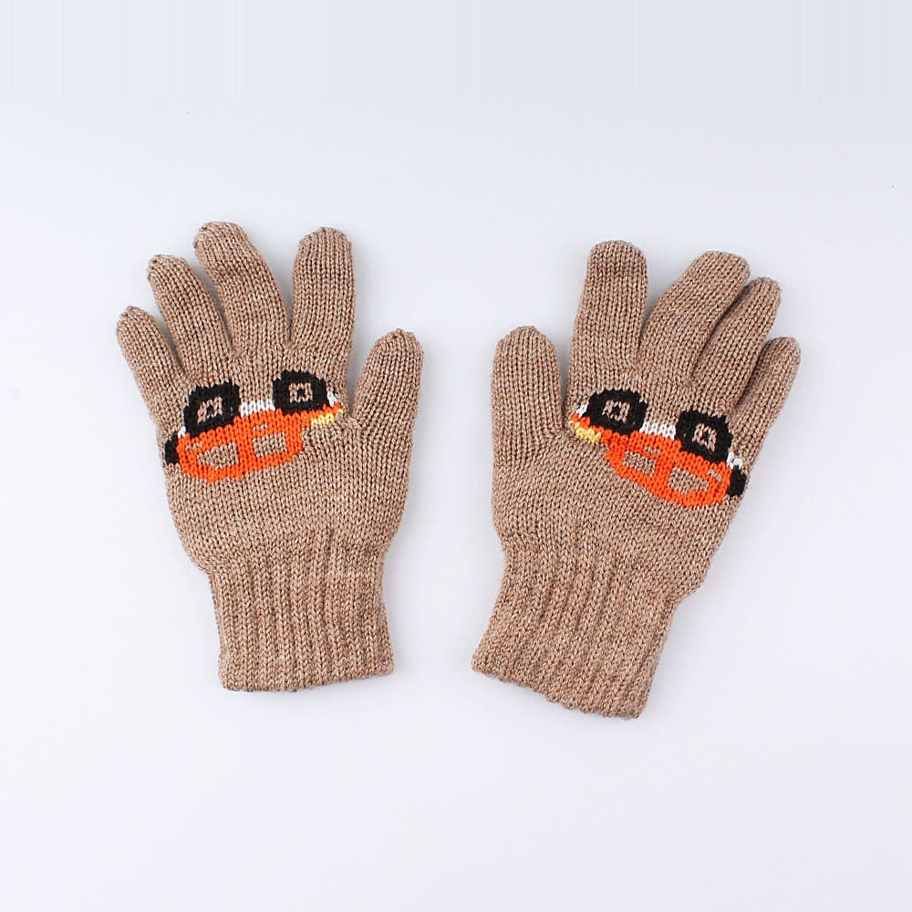 07722134-40 Перчатки детские двухслойные бежевые, все фото 2