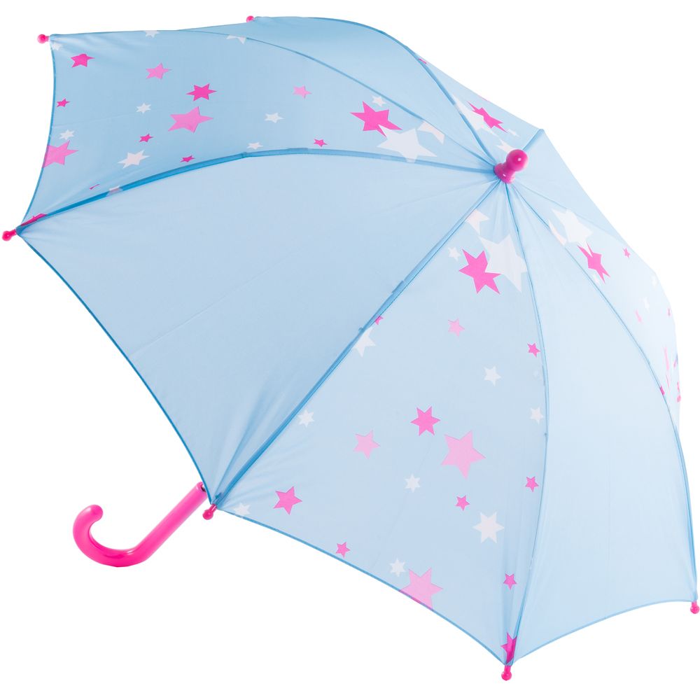 03807035-40 Зонт детский звёздочки, нежно- голубой, все фото 1