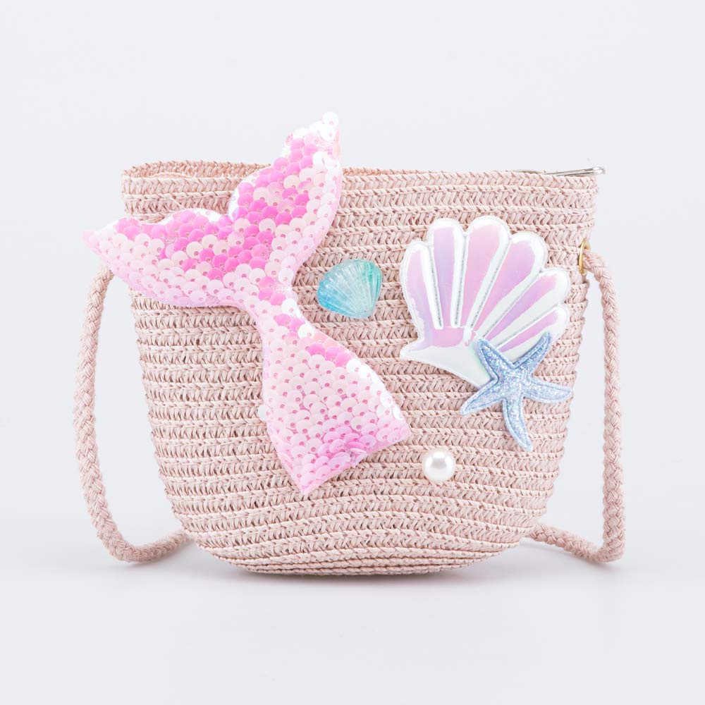 02802353-40 Сумка плетеная детская бежевый, все фото 1