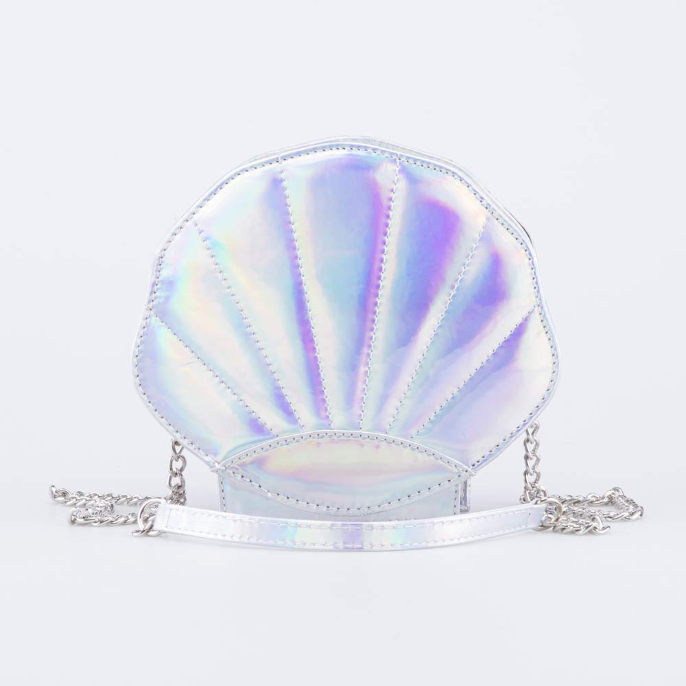 02802354-40 Сумка детская Ракушка серебристый, все фото 1