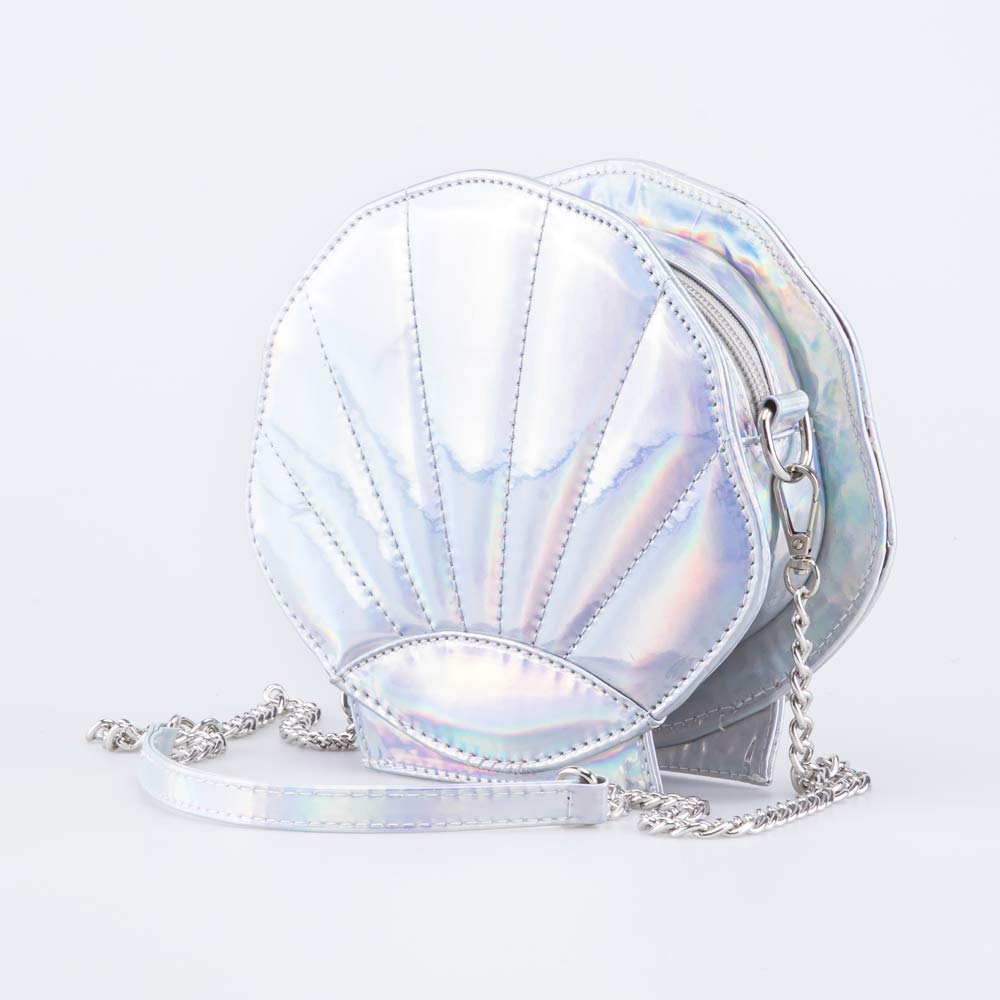 02802354-40 Сумка детская Ракушка серебристый, все фото 2