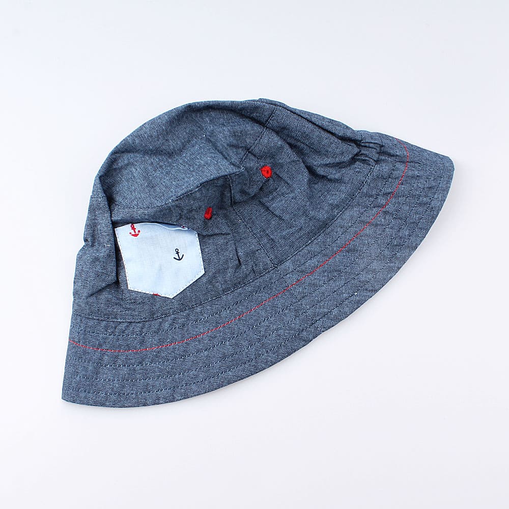 07711225-40 Панама для мальчика синяя, все фото 1