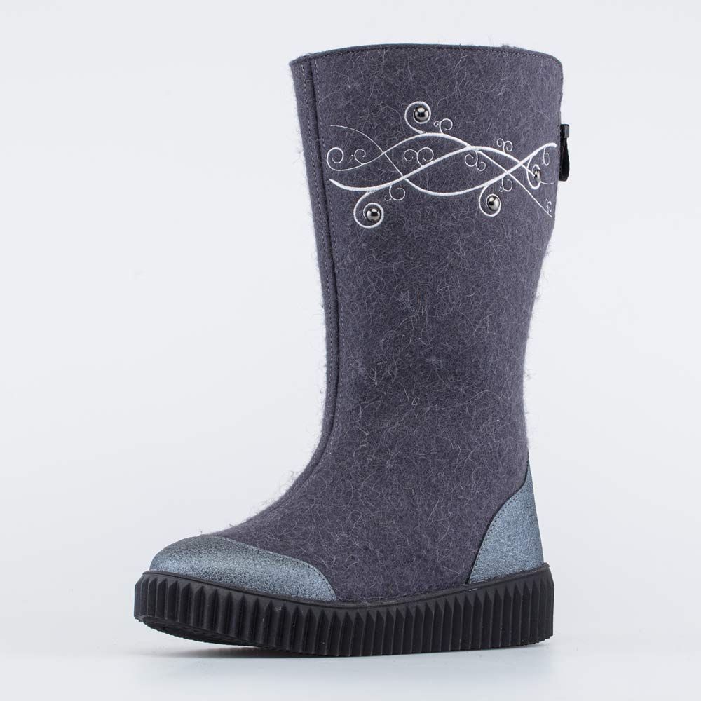 867096-42 Валенки с потайной молнией серый, все фото 1