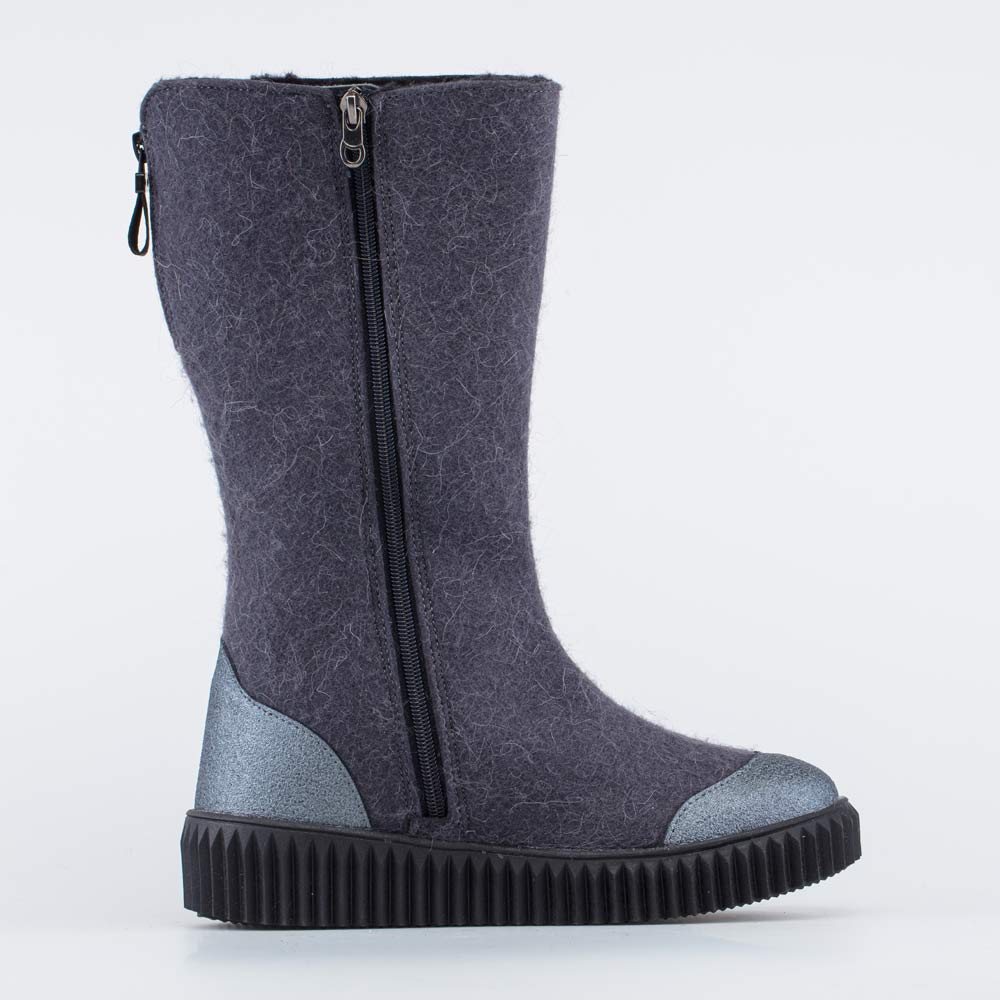 867096-42 Валенки с потайной молнией серый, все фото 2