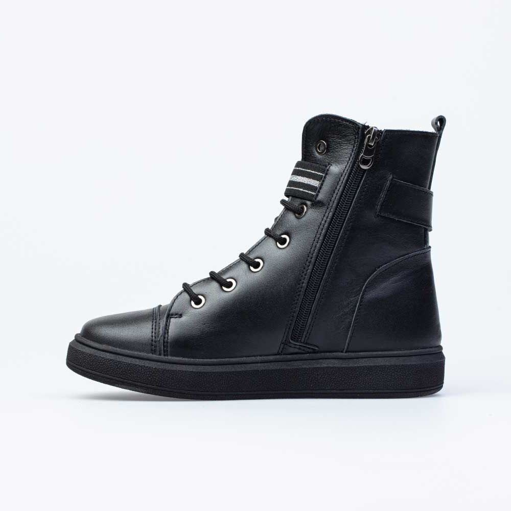 652165-31 Кожаные утепленные ботинки для девочки, все фото 2