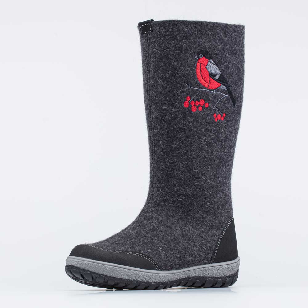 867094-02 Валенки на молнии Снегирь серый, все фото 1