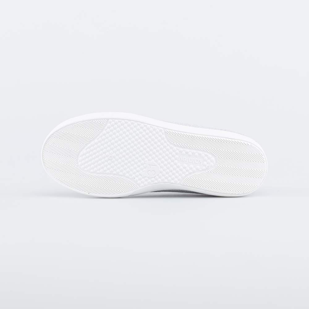 531286-11 Кеды из вязанного текстиля для девочки серый, все фото 3