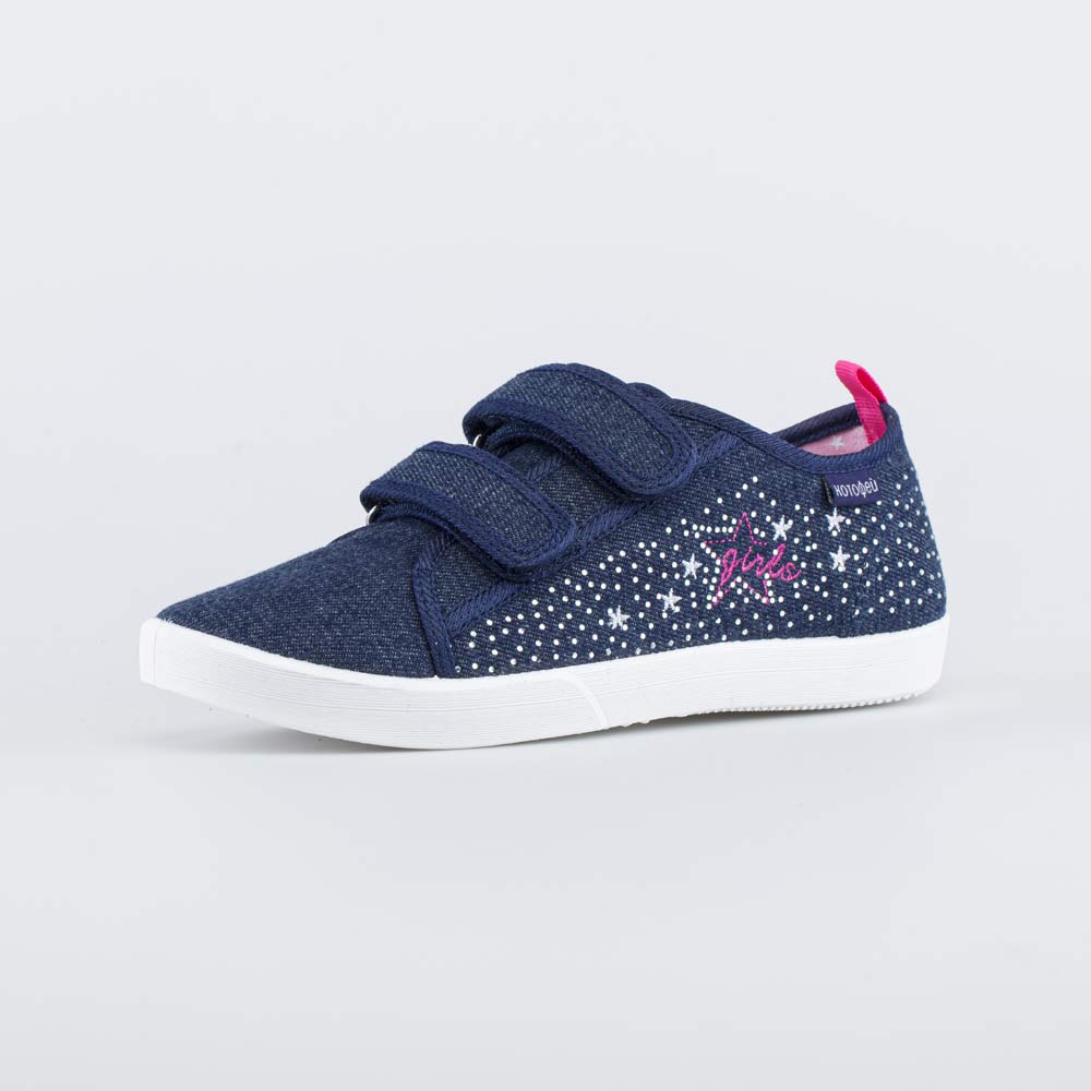 531147-12 Кеды из джинсовой ткани для девочки, все фото 1