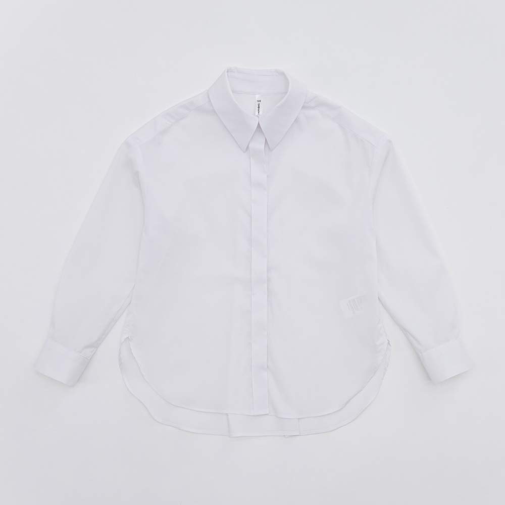 07803002-60 Белая блузка-рубашка для девочки, все фото 1