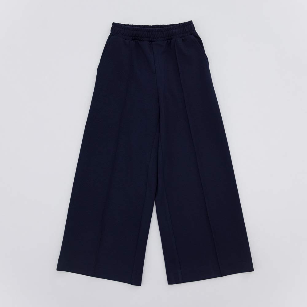 07859071-60 Темно-синие брюки-палаццо для девочки, все фото 1