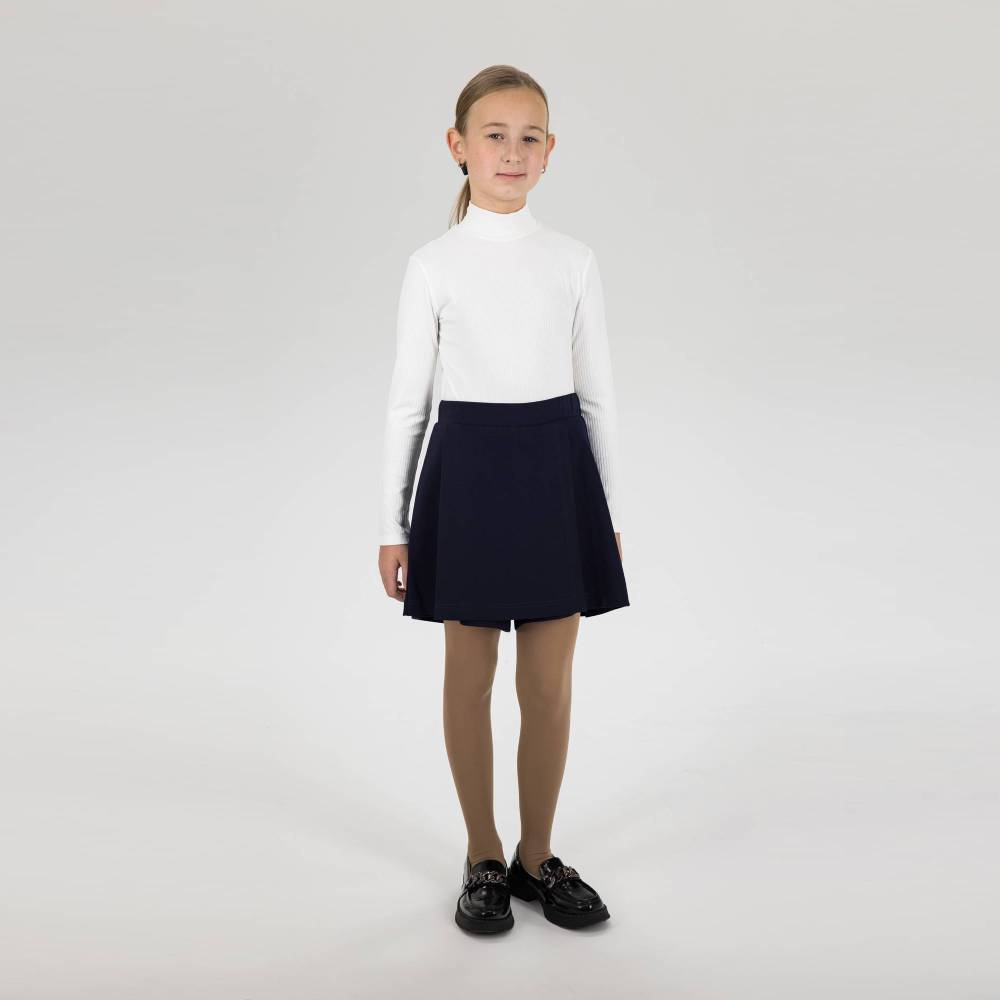 07860017-60 Водолазка-лапша для девочки светло-бежевый, все фото 4